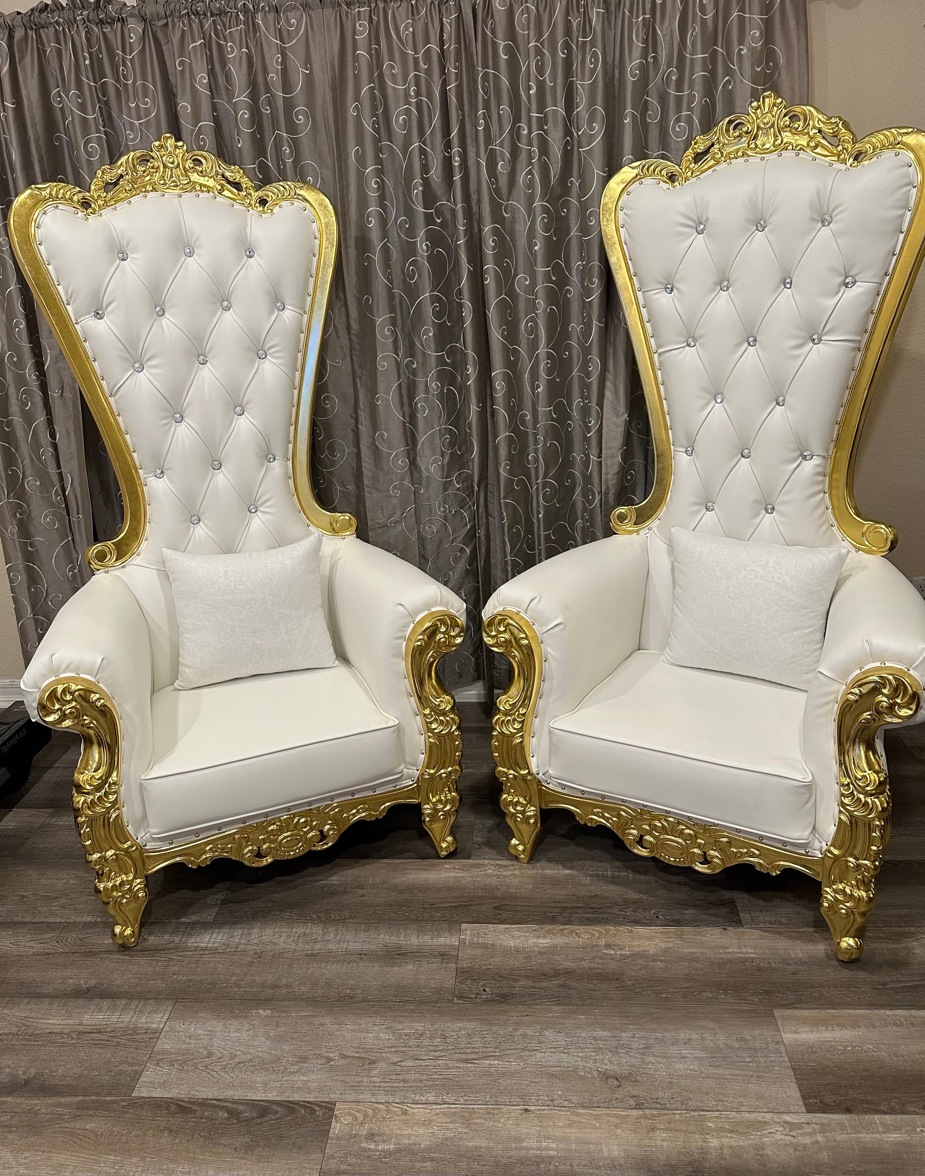 2 THRONE CHAIRS
